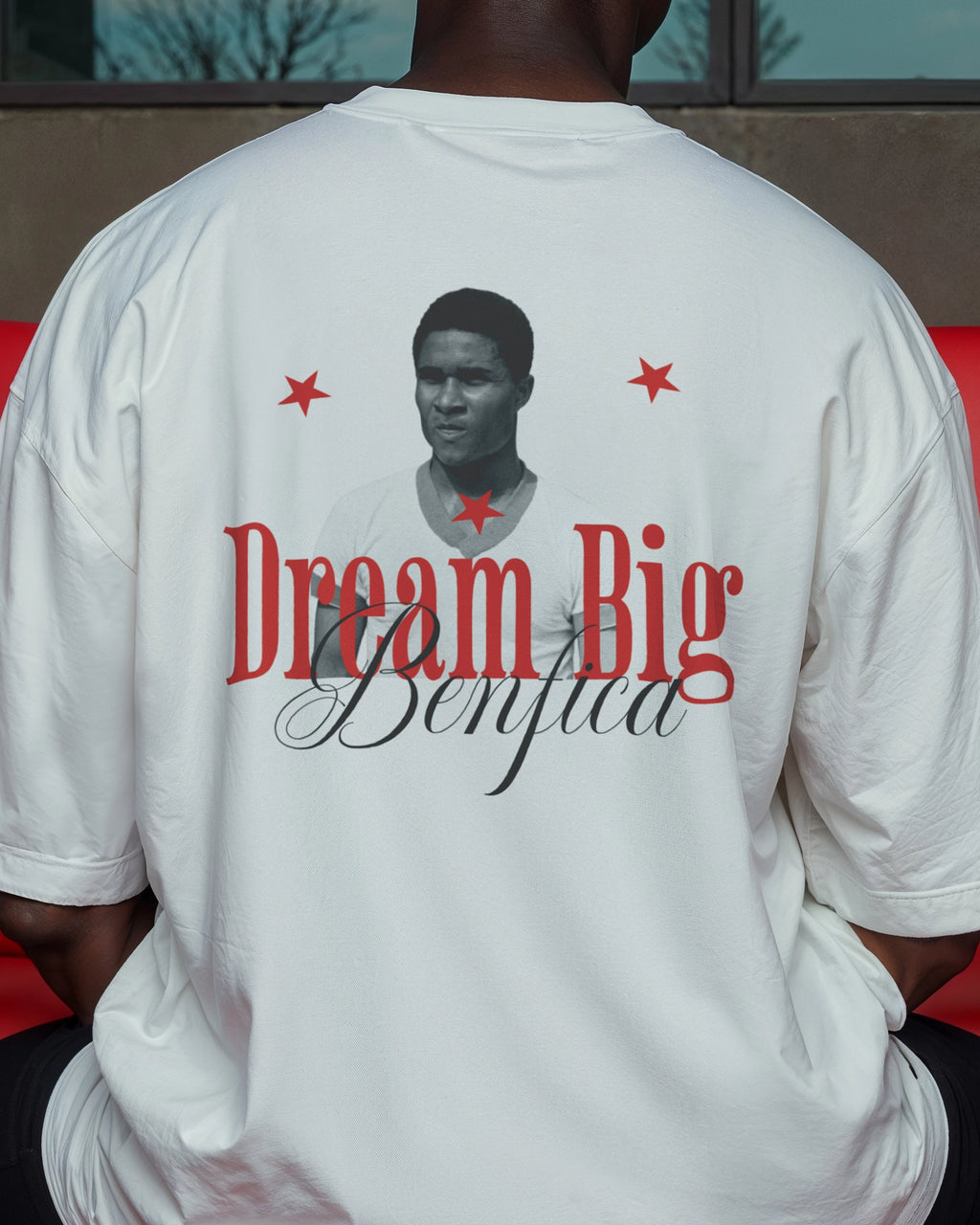 T-shirt Eusébio Dream Big Benfica – édition exclusive I Love Benfica