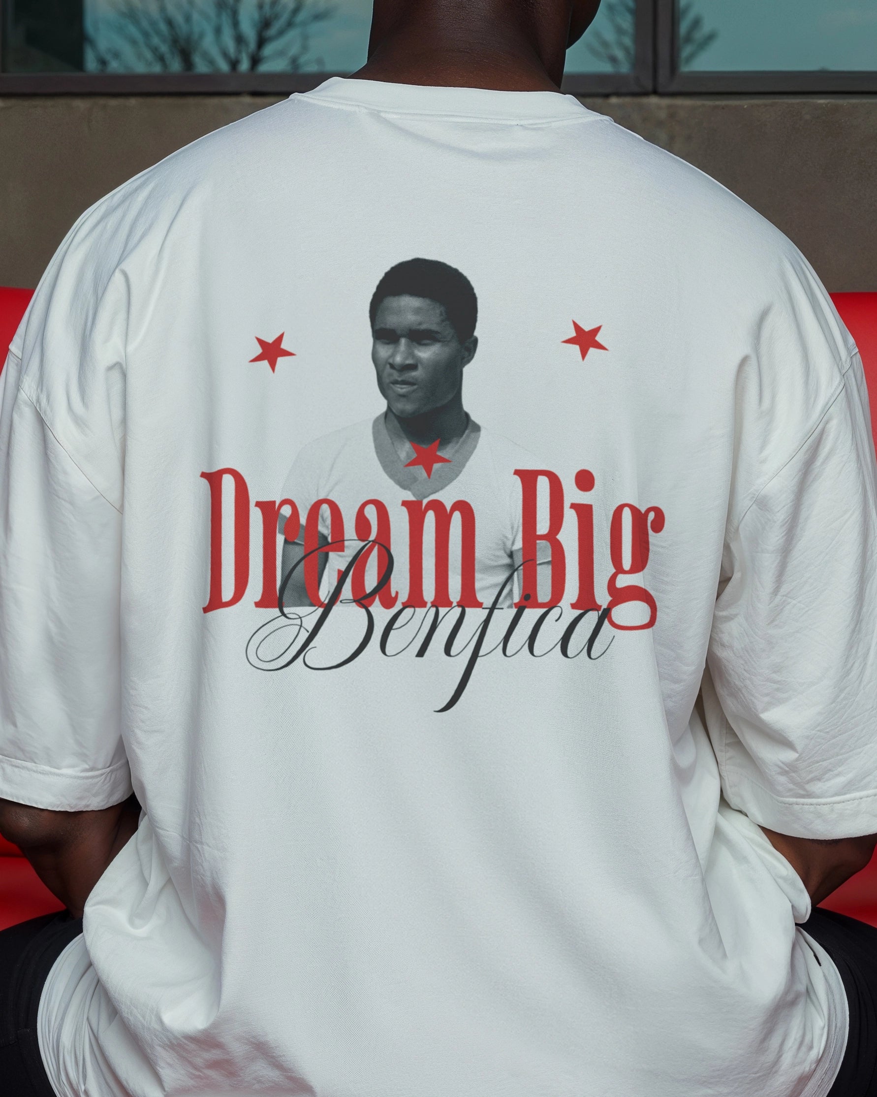 T-shirt Eusébio Dream Big Benfica – édition exclusive I Love Benfica