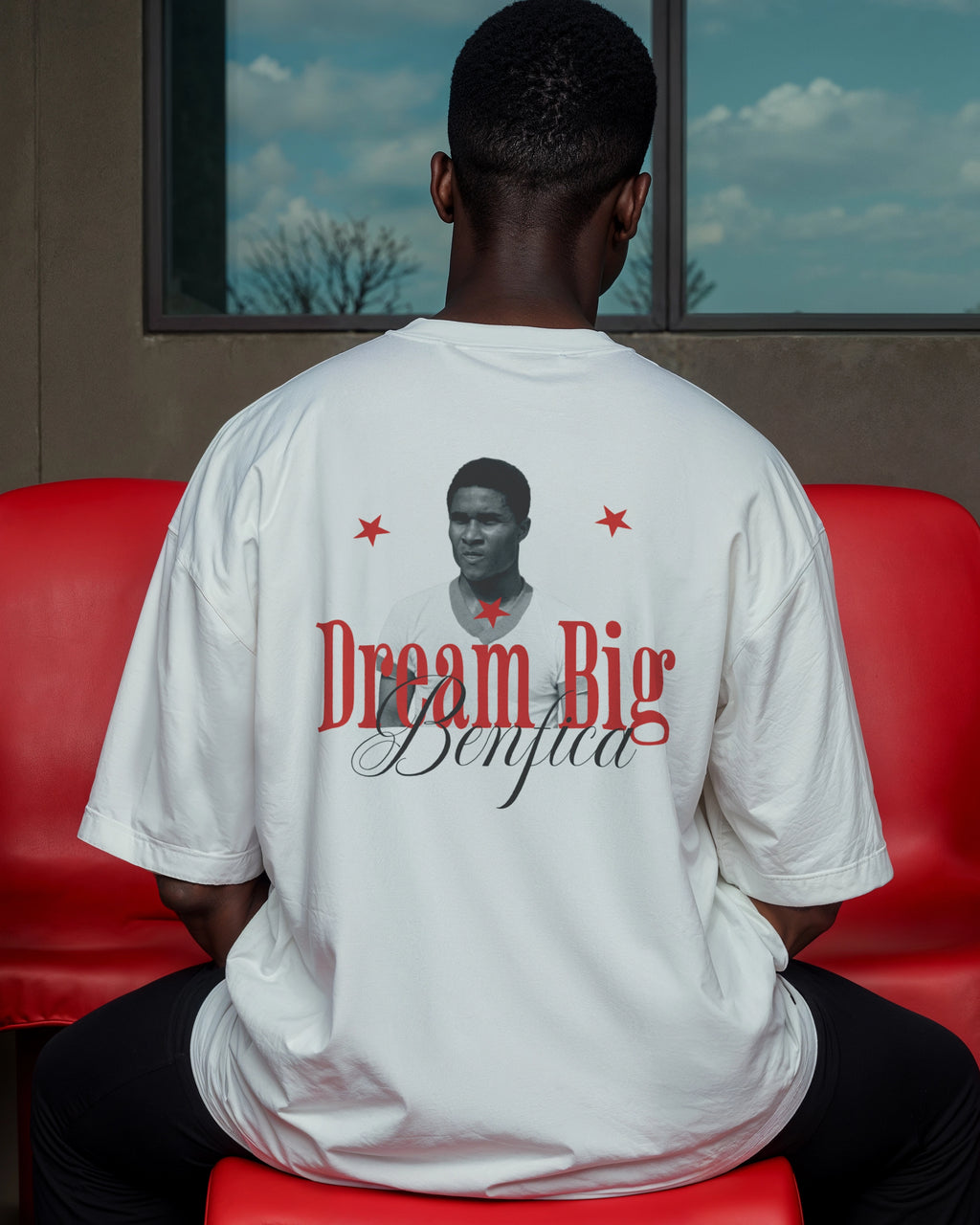 T-shirt Eusébio Dream Big Benfica – édition exclusive I Love Benfica